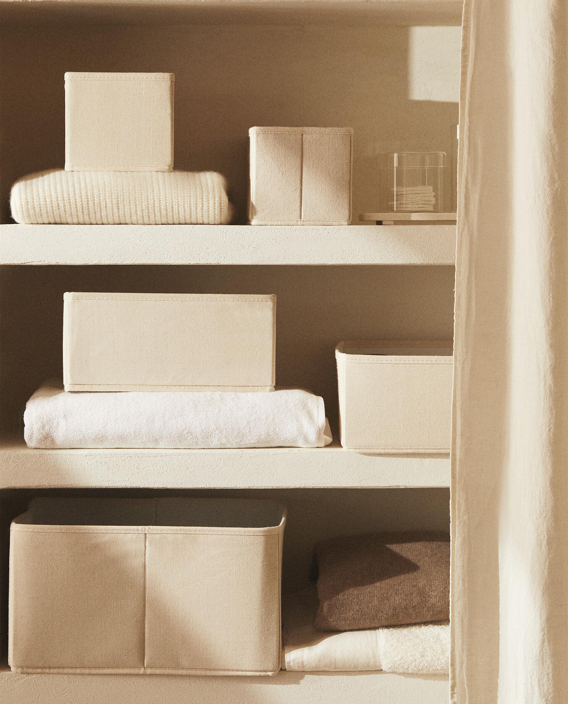FOLDABLE STORAGE BOX WITH LID | Zara Home United States of