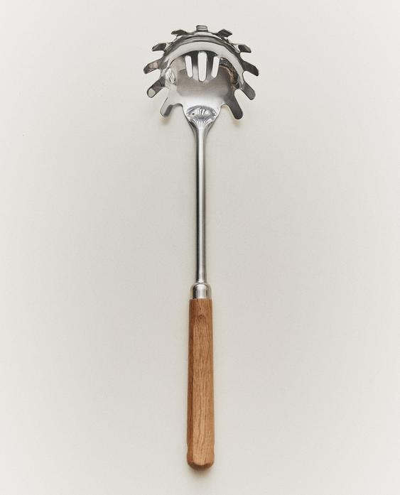 CUILLÈRE À PÂTES ACIER BOIS CHÊNE
