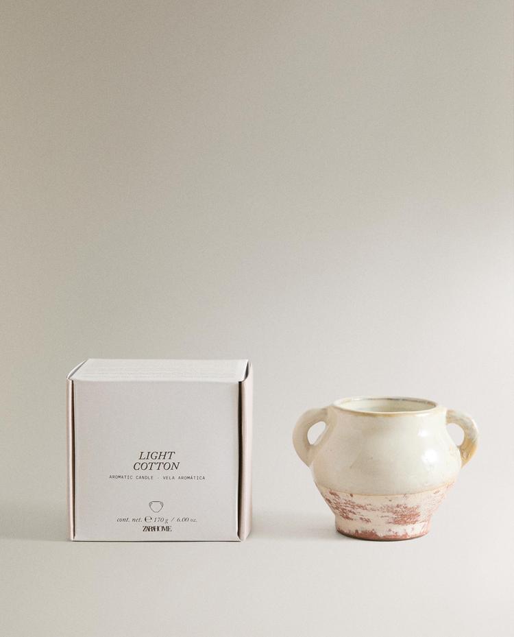(170 G) VELA AROMÁTICA LIGHT COTTON