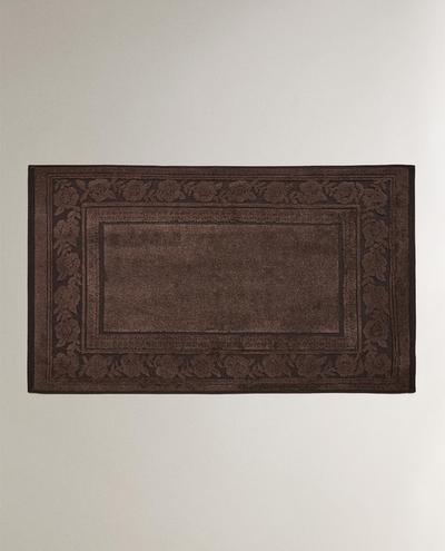 VELOUR JACQUARD BATH MAT