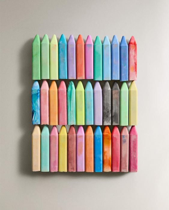 PACK TIZAS INFANTILES COLORES (PACK DE 36)
