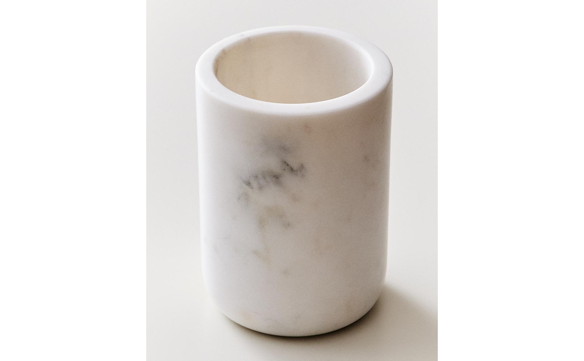 MARBLE UTENSIL JAR