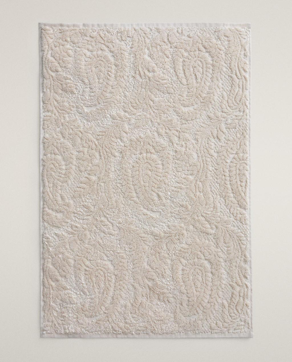 TAPIS DE BAIN JACQUARD PAISLEY