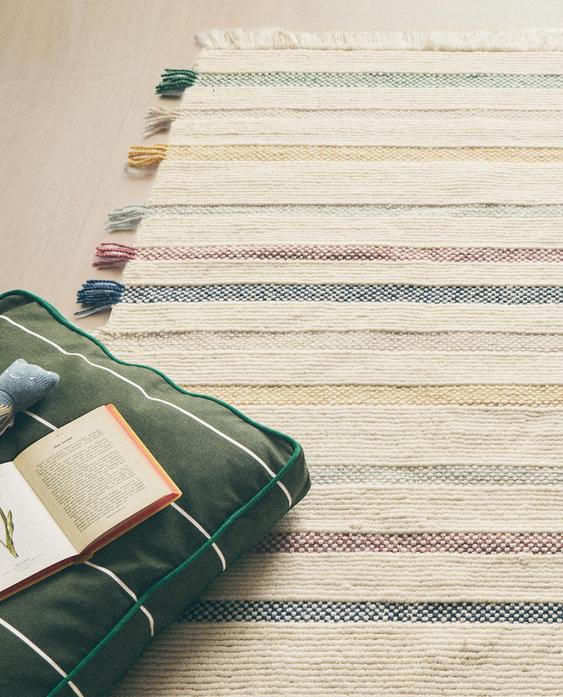 TAPPETO PER BAMBINI IN LANA MULTICOLORE