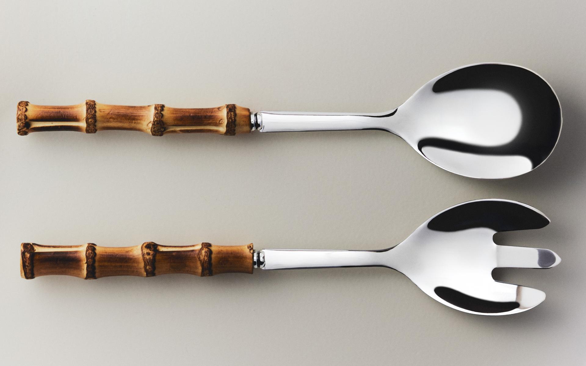 BAMBOO SALAD CUTLERY SET (SET OF 2)