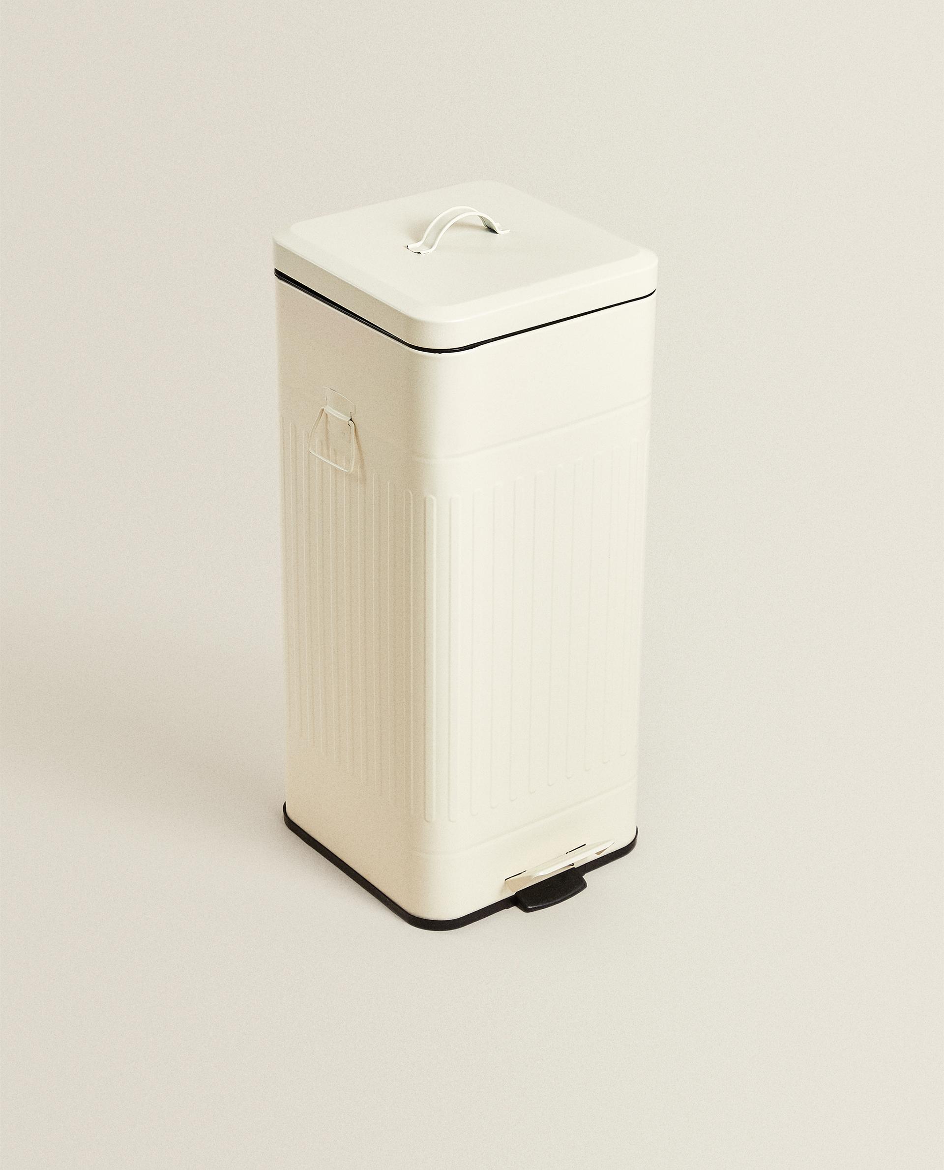 ZARA HOME ダストボックス 木製蓋付き メタル製ダストボックス | Zara Home 日本/Japan