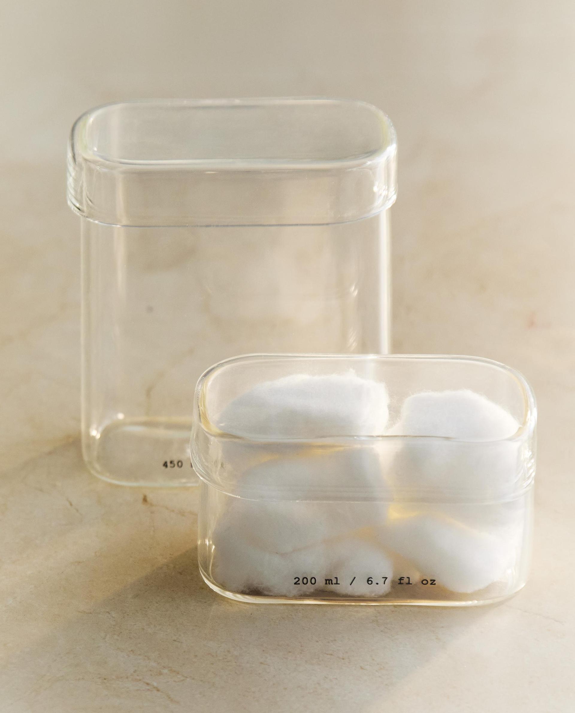 TOPLES ORGANISER KAMAR MANDI KACA BOROSILIKAT