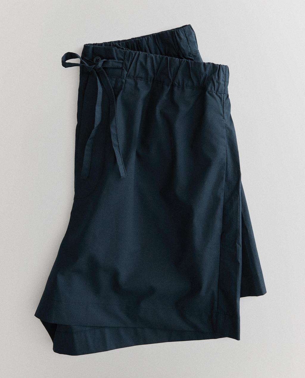 COTTON POPLIN SHORTS