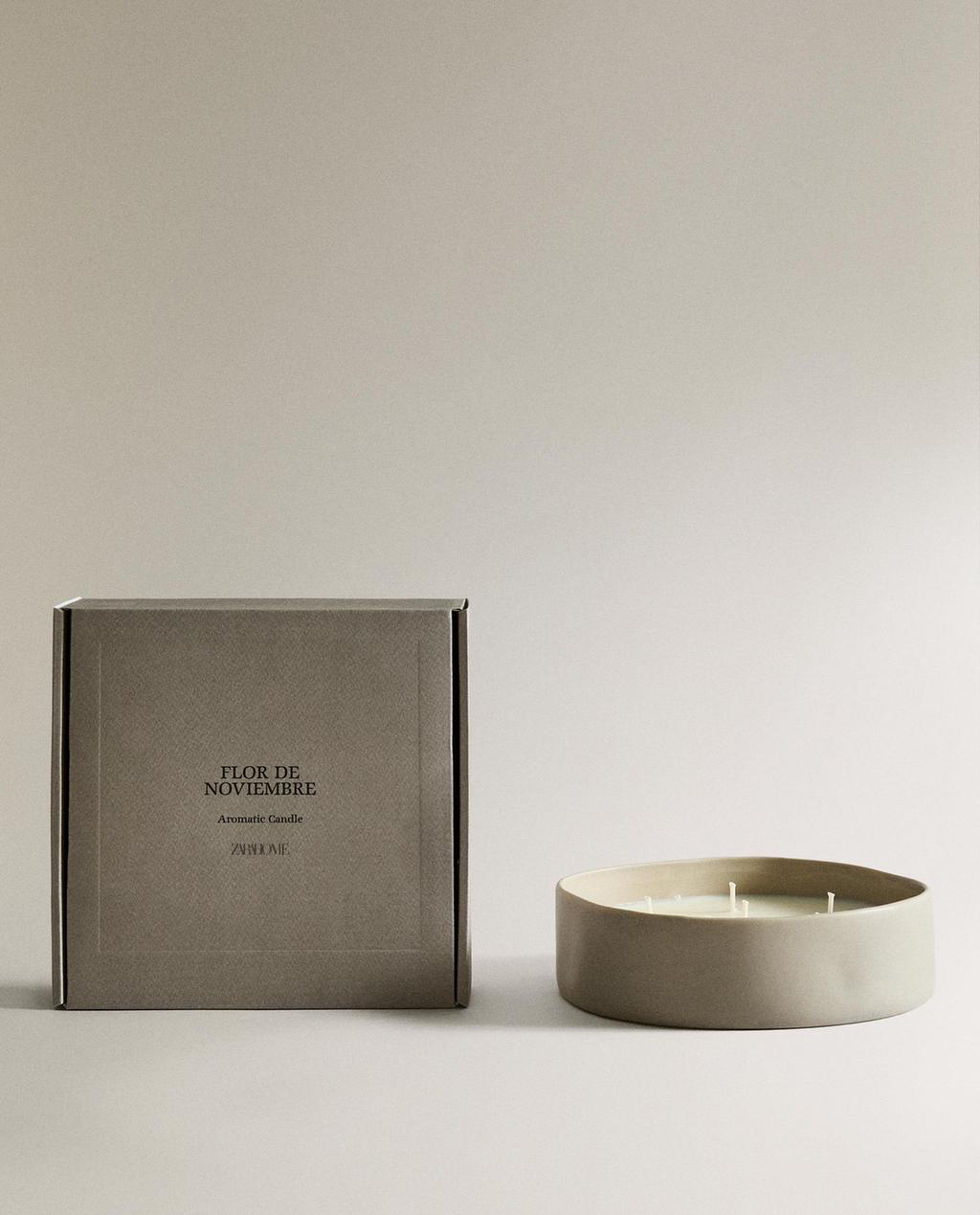 (590 G) VELA AROMÁTICA FLOR DE NOVIEMBRE