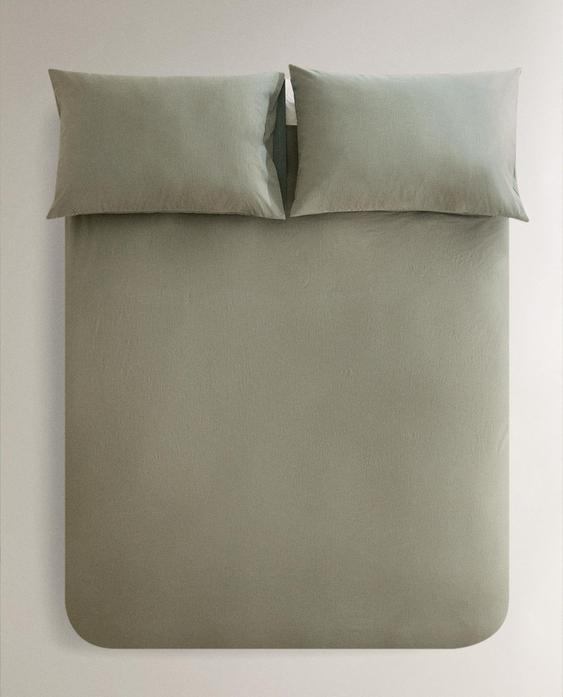 HOUSSE DE COUETTE COTON RAYÉE