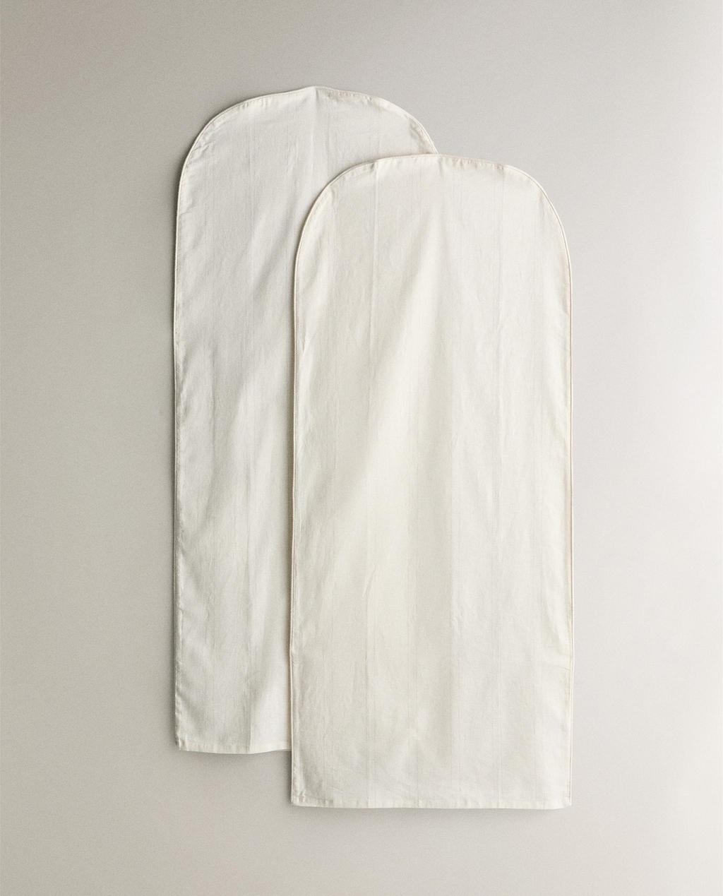 LARGE LINEN AND COTTON WARDROBE COVER (PACK OF 2)