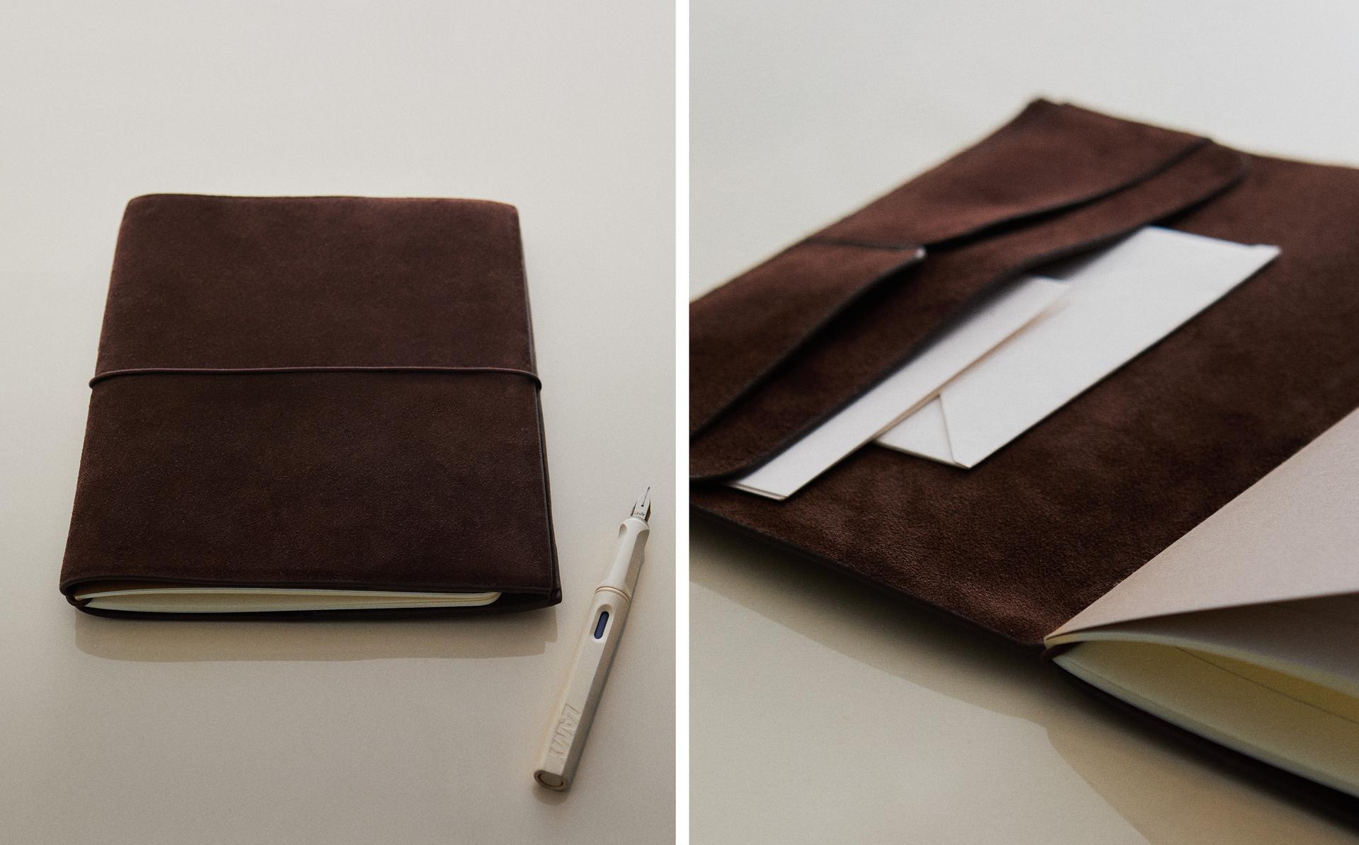 FUNDA LIBRO PIEL SERRAJE