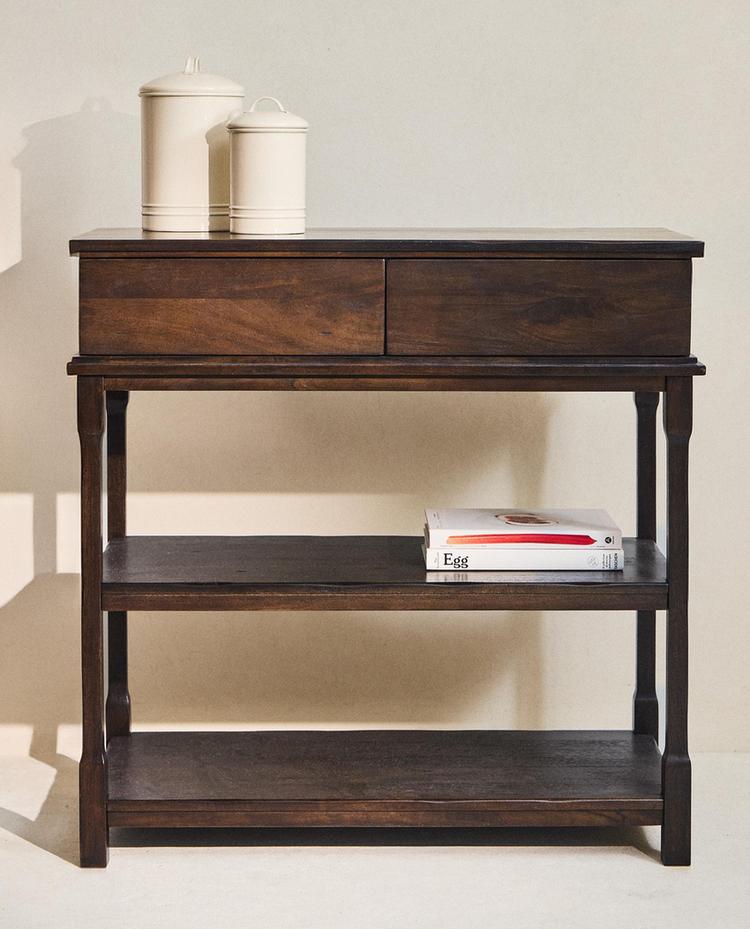 MUEBLE ALMACENAJE MADERA MANGO