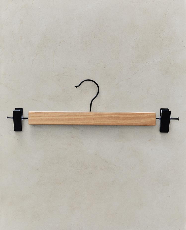 WOODEN SKIRT HANGER (SET OF 3)
