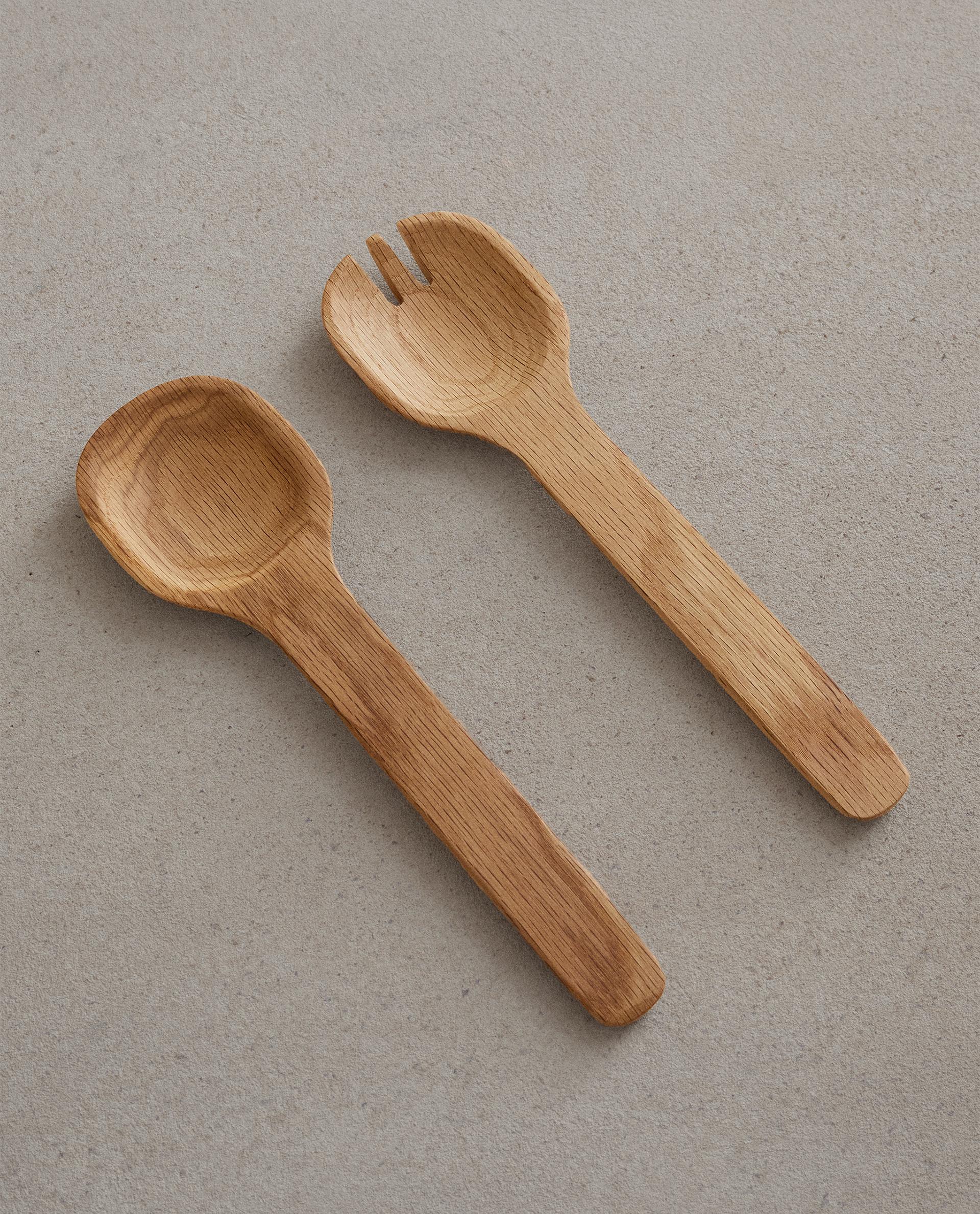 ウッド サラダカトラリーセット | Zara Home 日本/Japan