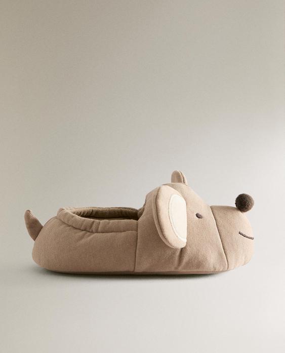 KINDERHAUSSCHUH MIT TIERChenMOTIV