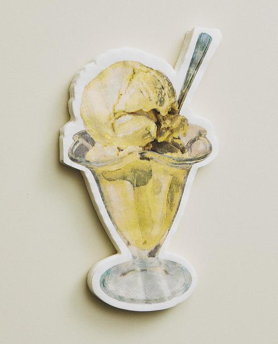 SET TOVAGLIOLI CARTA COPPA GELATO (SET DA 20)
