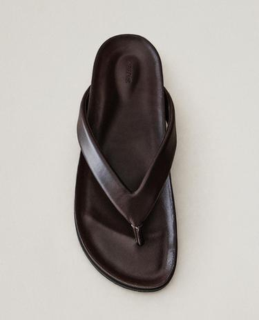 LEATHER SANDALS WITH STRAPS