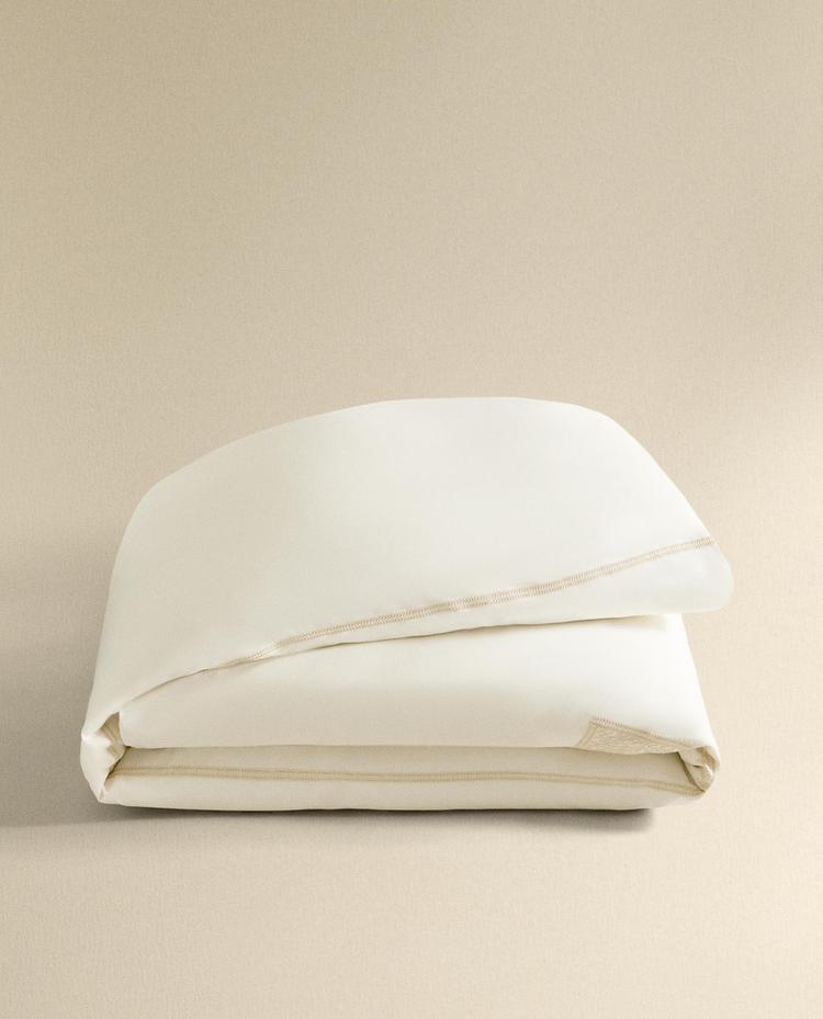 EMBROIDERED SATEEN DUVET COVER