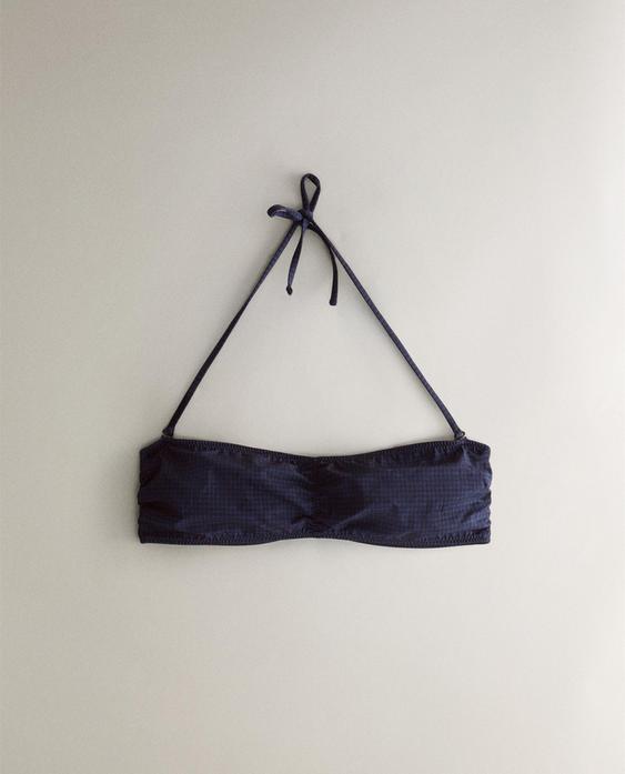 TOP BIKINI DA SPIAGGIA VICHY
