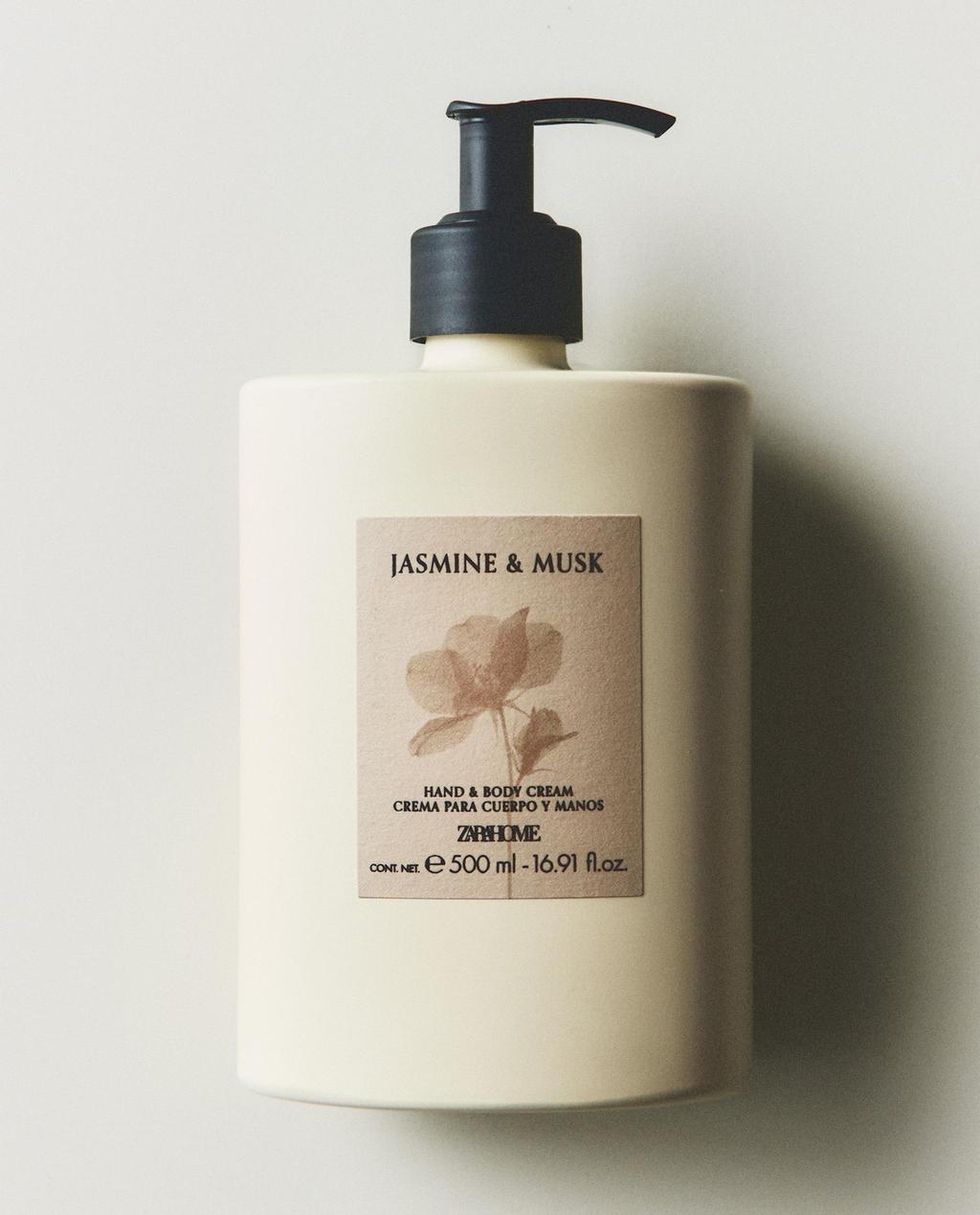 (500 ML) CRÈME POUR LES MAINS ET LE CORPS JASMINE & MUSK