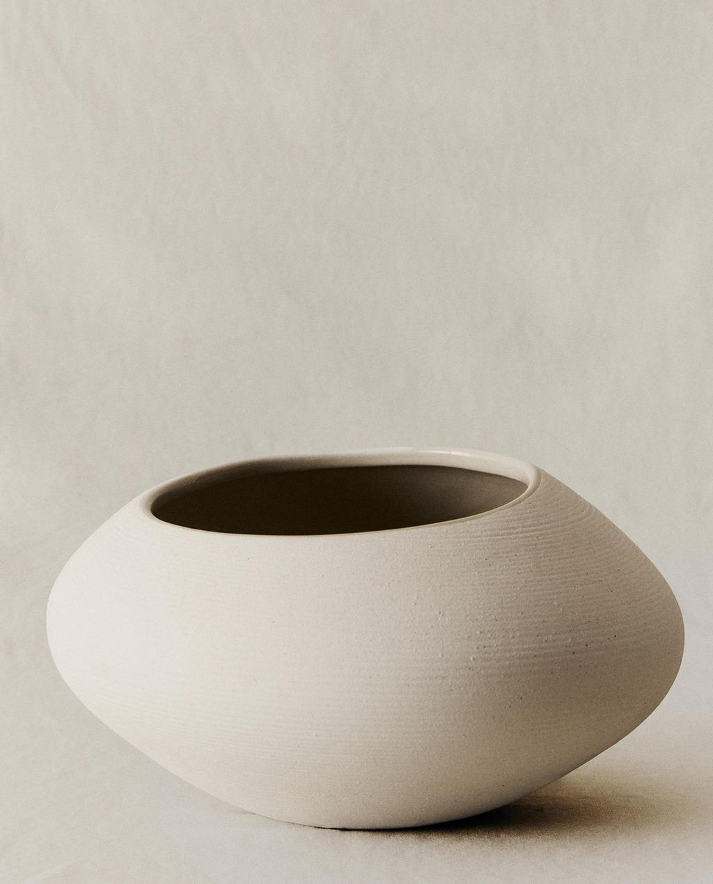 OVAL CERAMIC VASE