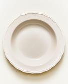 PLATO HONDO LOZA BORDE RELIEVE