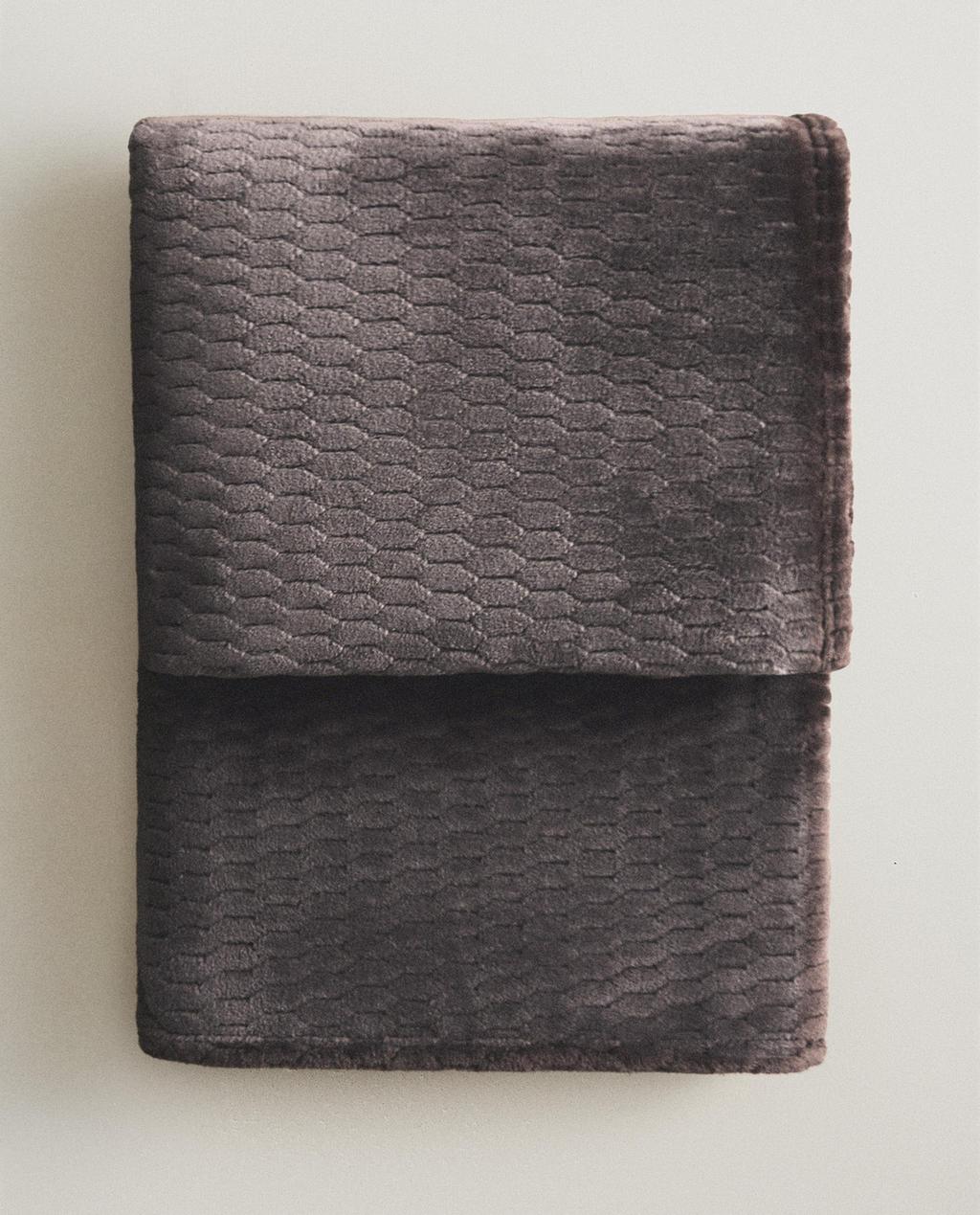 MANTA POLAR COM TEXTURA