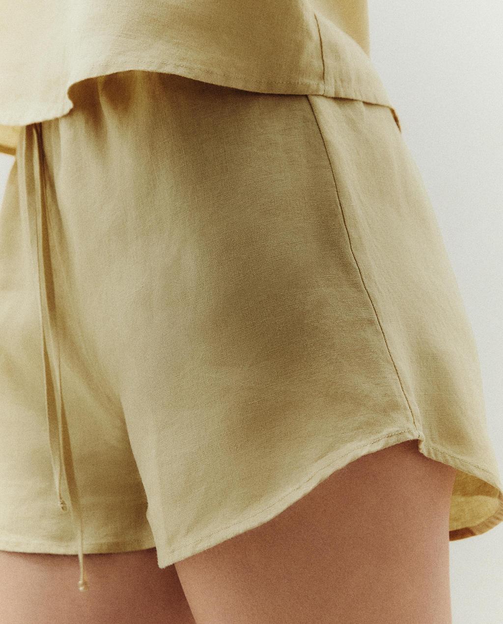 LINEN SHORTS