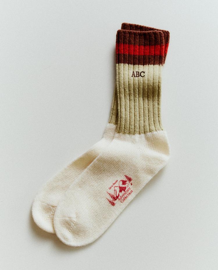 STRIPED WOOL SOCKS