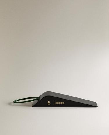 WOODEN DOORSTOP