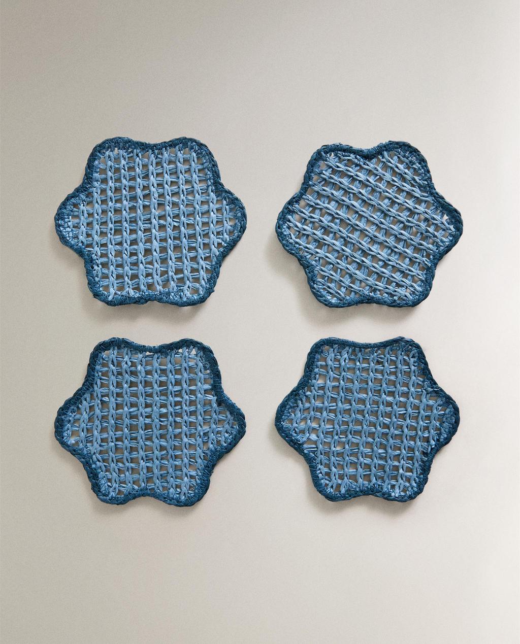 PACK OF BRAIDED PAPER COASTERS (PACK OF 4)