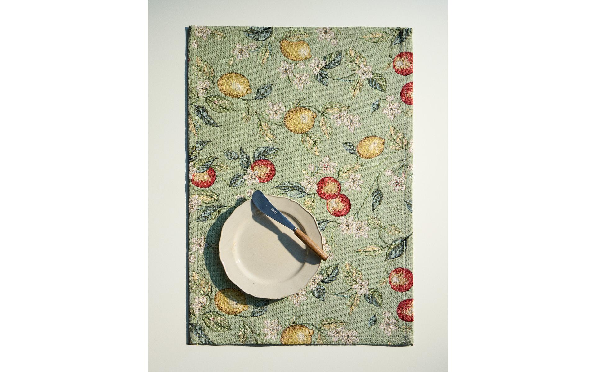 SET DE TABLE JACQUARD FRUITS