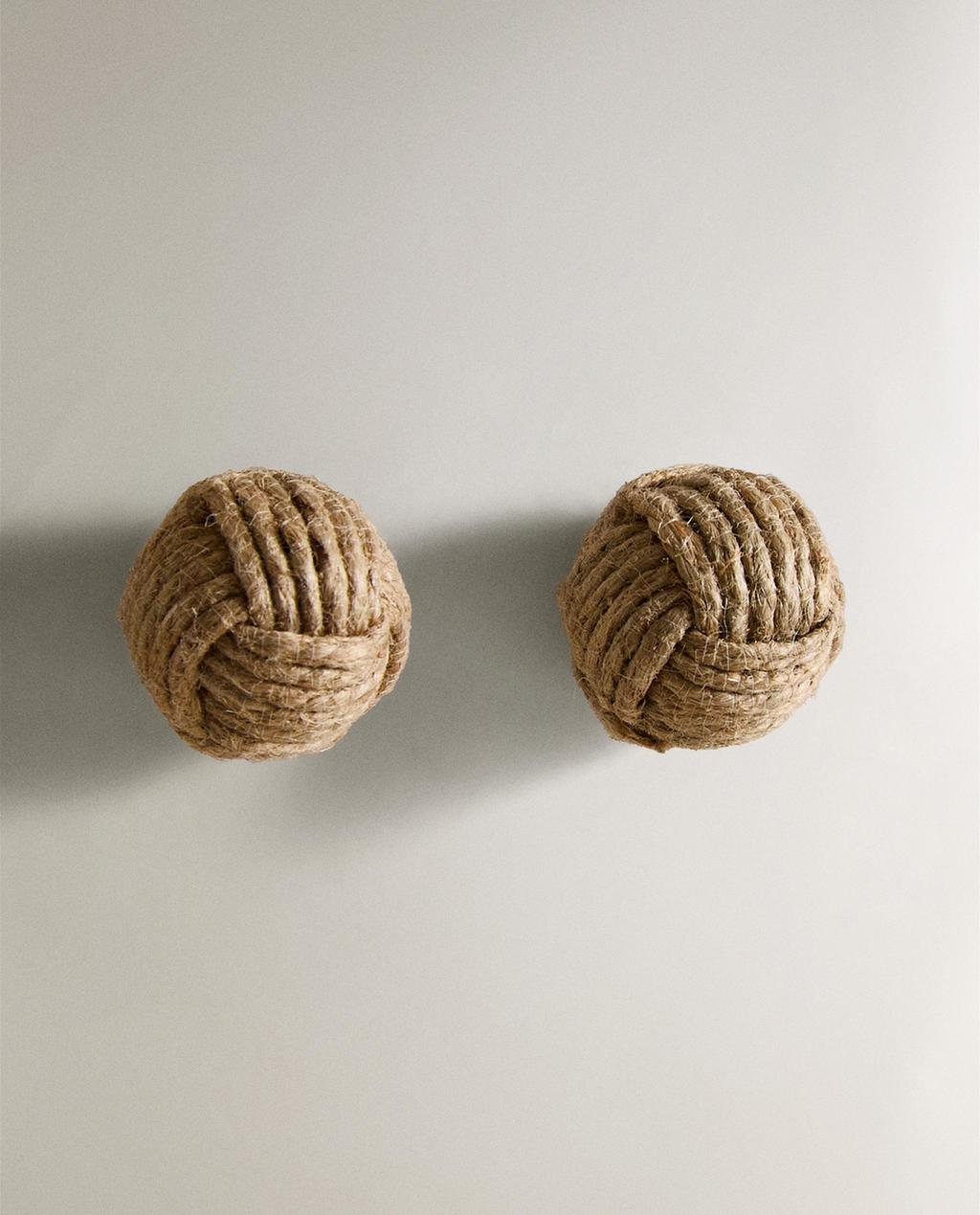 PACK OF KNOTTED DOOR KNOBS (PACK OF 2)