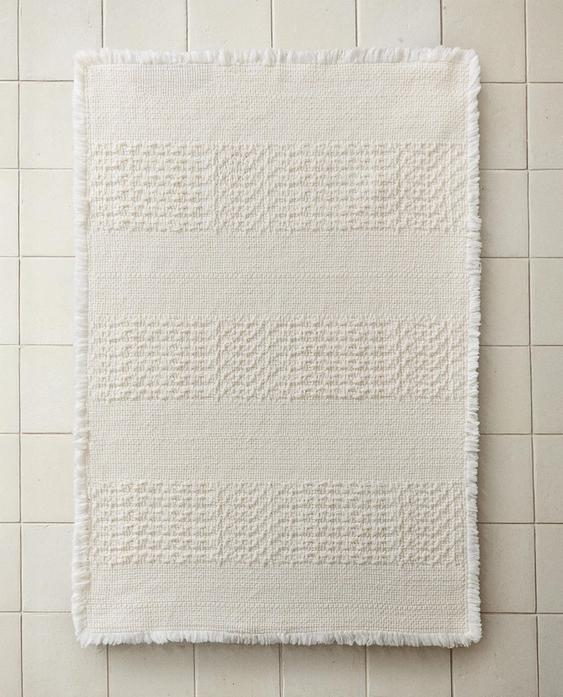 ALFOMBRA BAÑO BORDE DESPUNTADO
