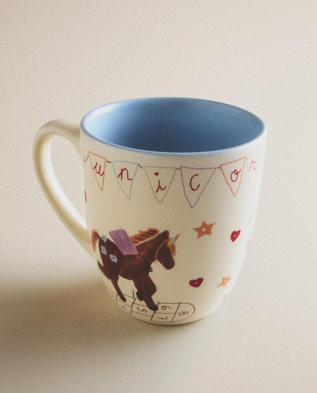 TASSE ENFANT CÉRAMIQUE LICORNE