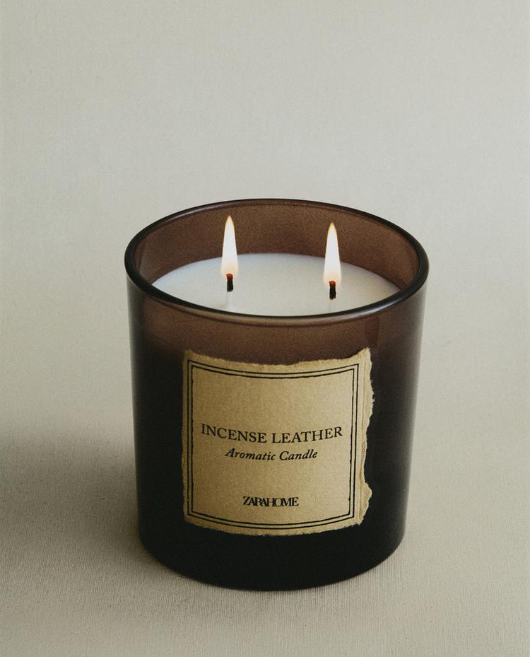(350 غ) شمعة عطرية INCENSE LEATHER
