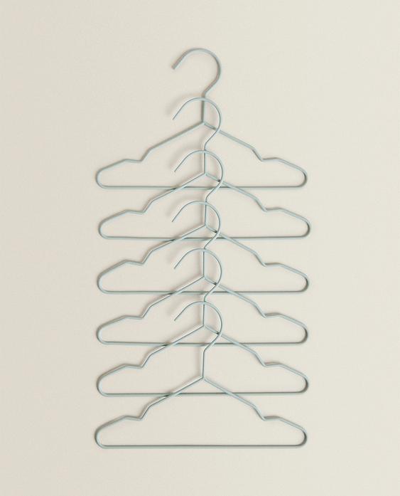 PACK OF RUBBERISED BABY HANGERS (PACK OF 6) PACK OF RUBBERISED BABY HANGERS (PACK OF 6)