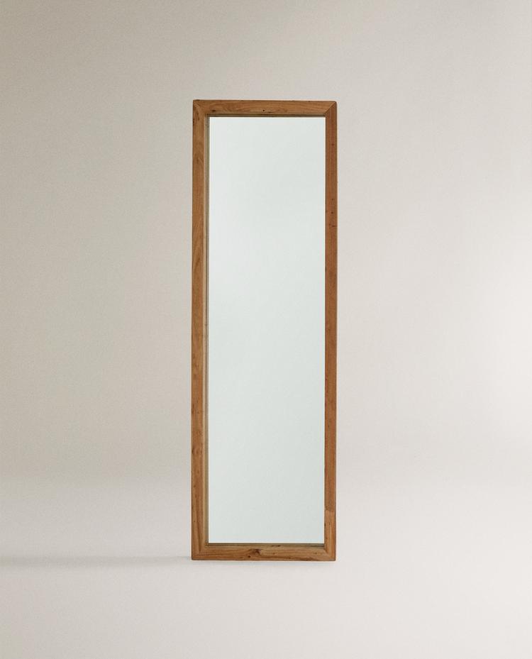 ELM WOOD VERTICAL MIRROR