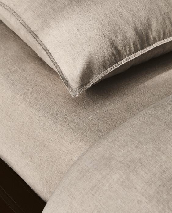 DRAP-HOUSSE LIN DÉLAVÉ | 30&nbsp;CM DE HAUT (160&nbsp;G/M²)
