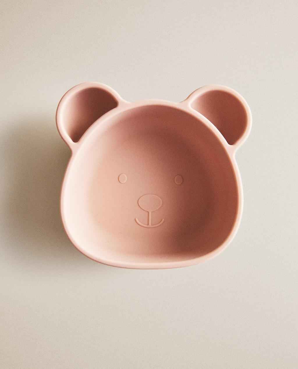 KIDS' BEAR SILICONE BOWL