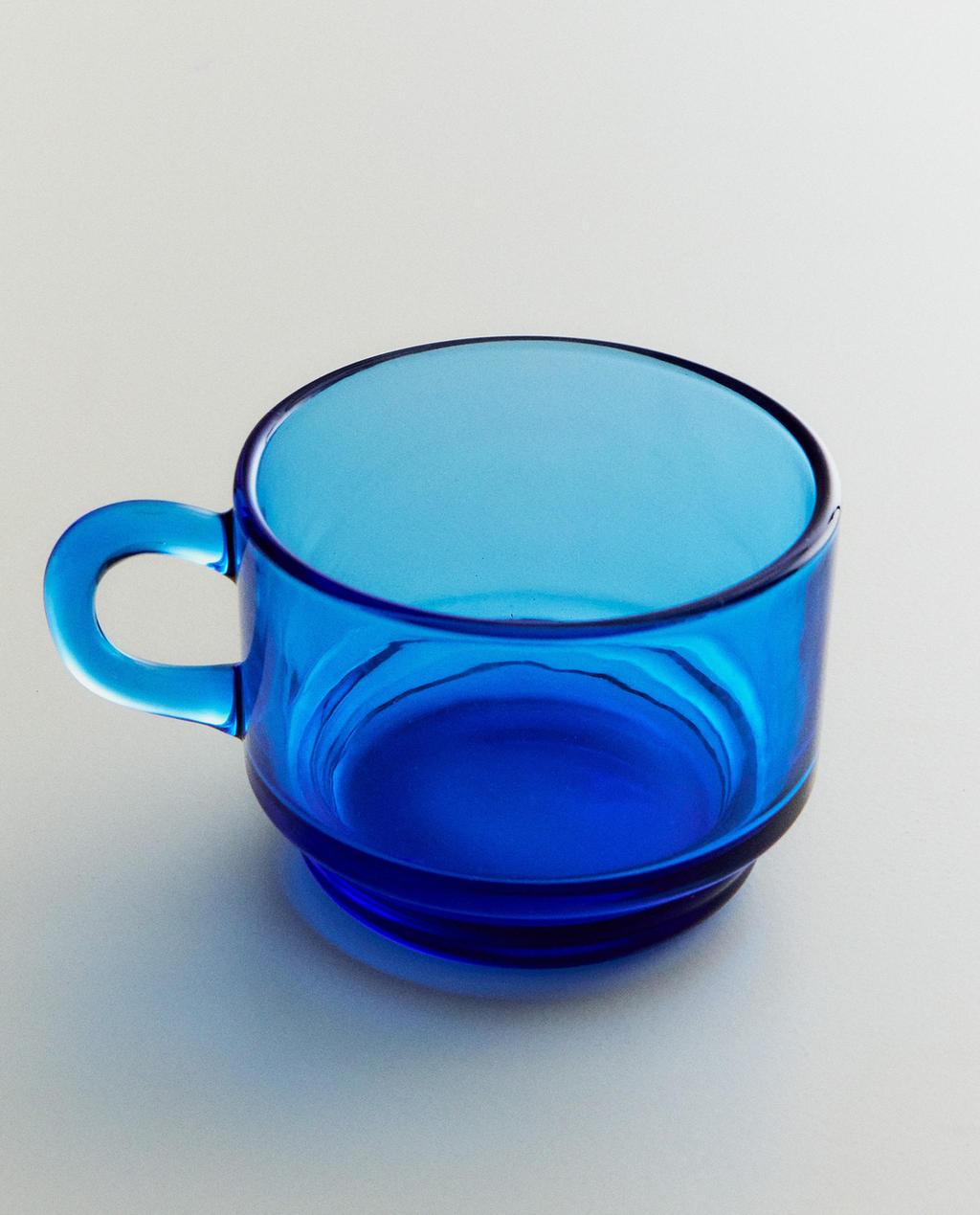 LARGE GLASS MUG