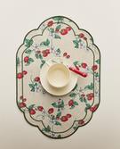 MANTEL INDIVIDUAL JACQUARD FRESAS