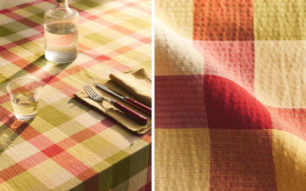 NAPPE COTON CARREAUX