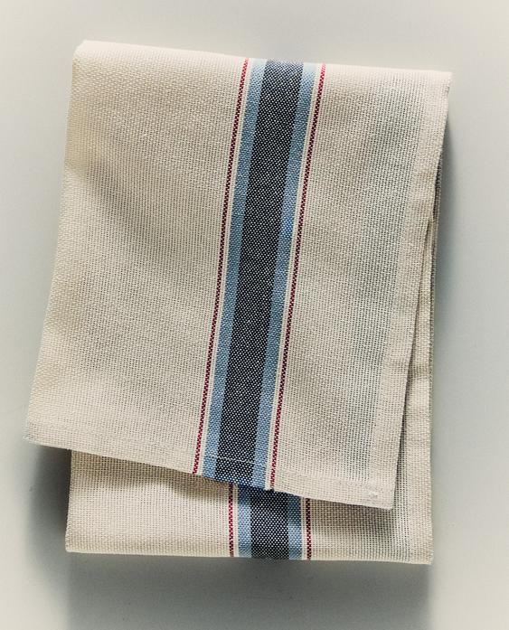 STRIPED COTTON TEA TOWEL