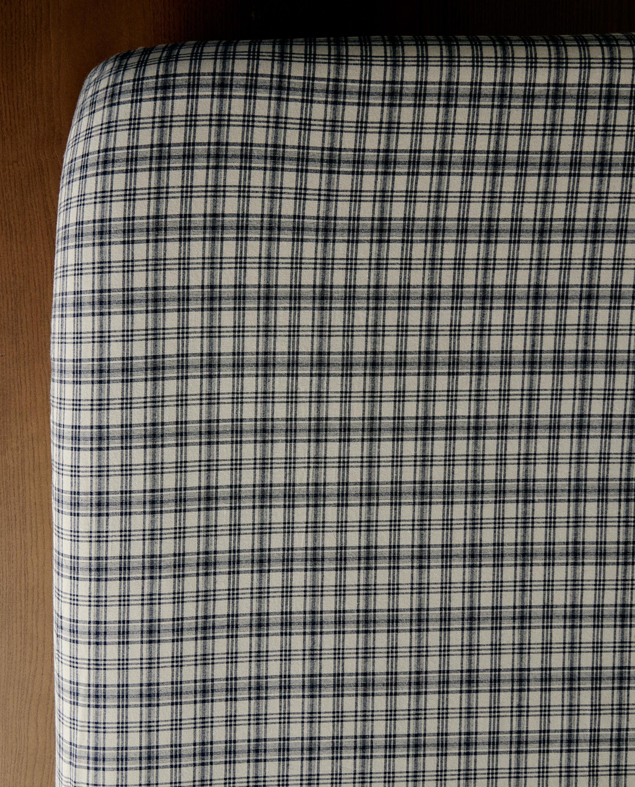 チェック フランネル ボックスシーツ (130g/m²) | Zara Home 日本/Japan