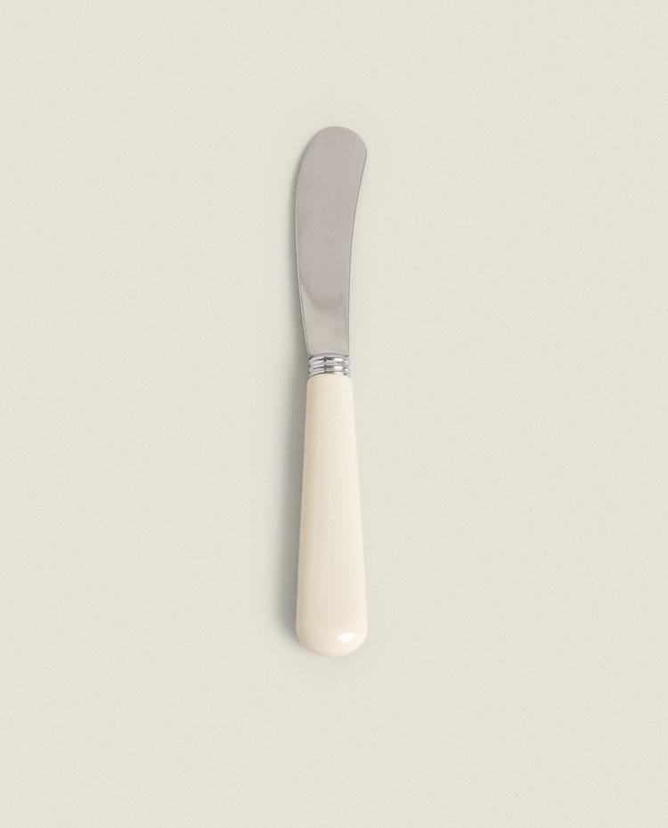 SMØRKNIV MED FARVET HANK