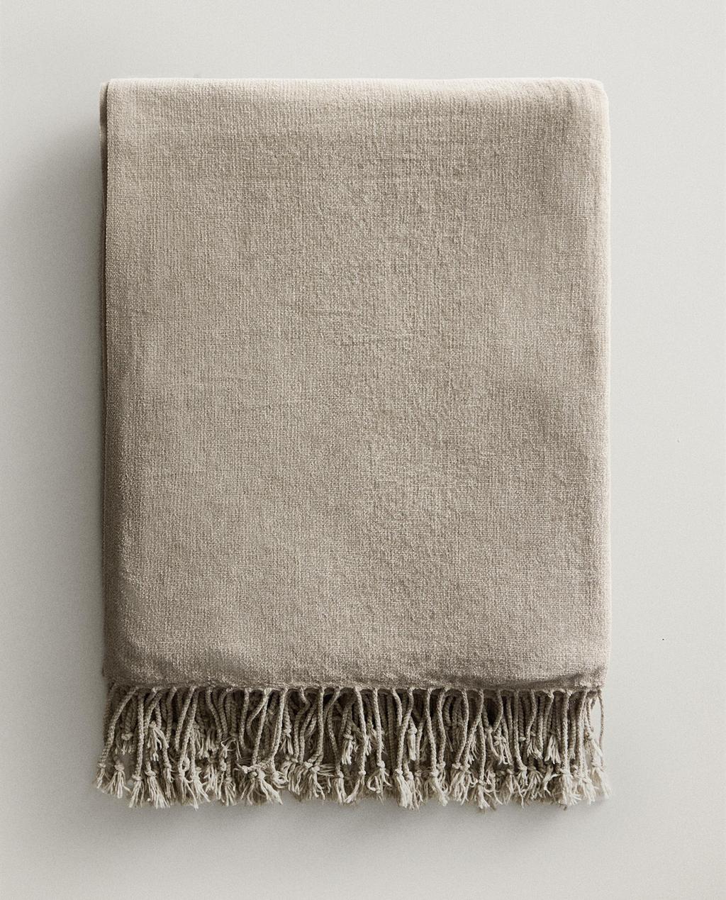 PLAID CHENILLE