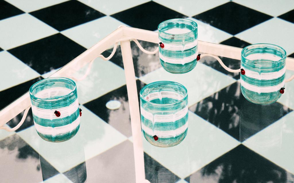 LADYBIRD GLASS TUMBLER | MARISA BERENSON