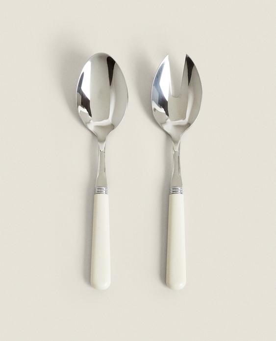 KOMPLET JEDILNEGA PRIBORA Z BARVNIM ROČAJEM (KOMPLET 2)